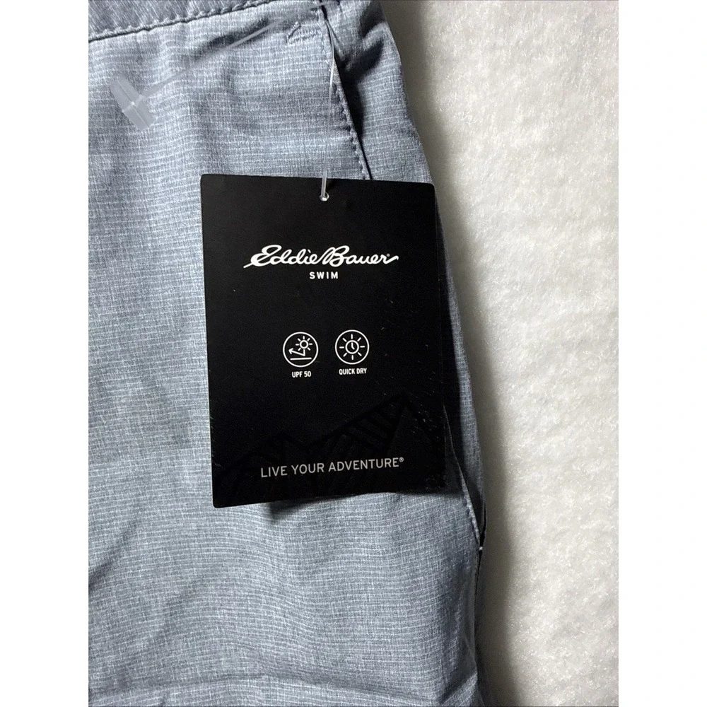 Men's Eddie Bauer Hybrid Swim Trunk Short 9 Inseam Size 36‎